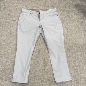 NWT Nike Light Gray Slim-Fit Performance Pants. Size 36x30